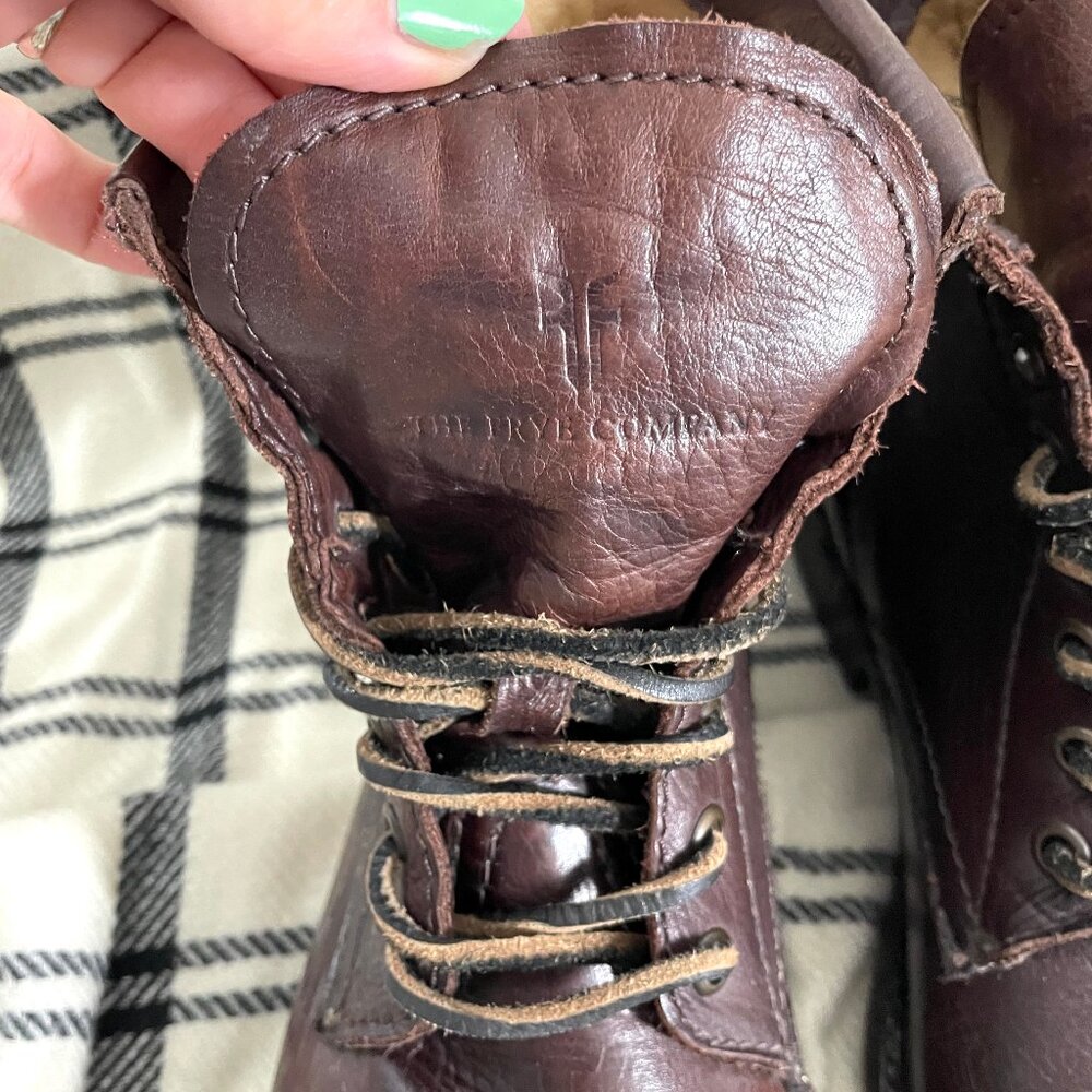 FRYE | Tyler Lace-Up Boots | Men’s Size 10 - Picture 8 of 8